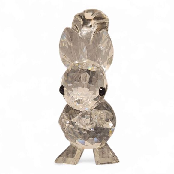 Vintage Swarovski Crystal Squirrel Holding Nut Figurine 7662, RETIRED Swan Stamp - Picture 5 of 8